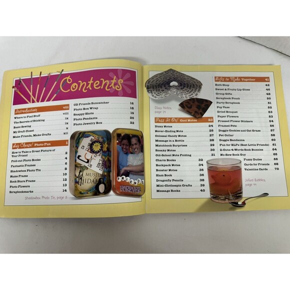 Book- Best Friend's Forever Craft Book 199 Projects To Make And Share Crafts - Picture 10 of 11